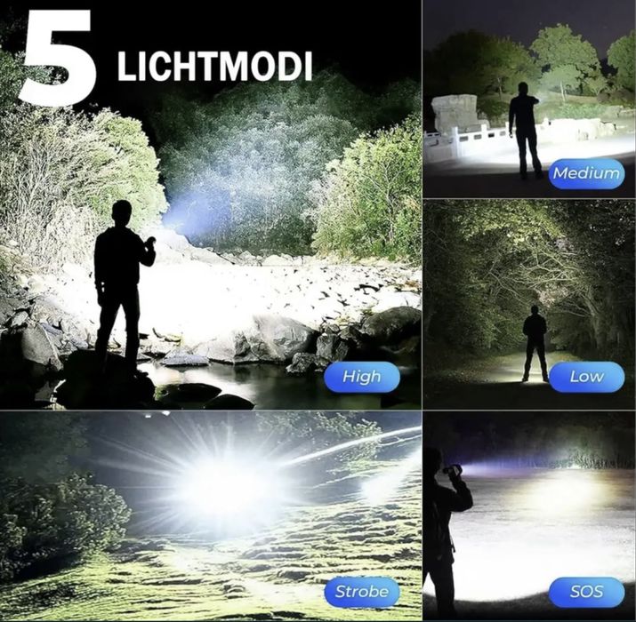 Lanterna 100000 lumeni, led 35w, 3000 metri noua