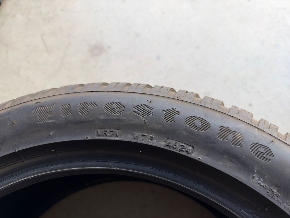 4бр. КАТО НОВИ Зимни Гуми С Борд 275/45R/20 -FIRESTONE- DOT:4624- 7.8мм+7.1мм