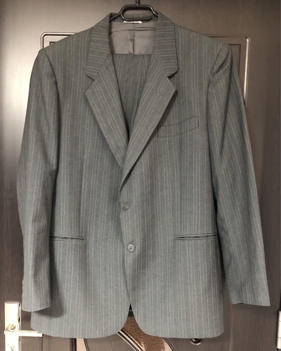 Costum barbati marime XXL marime 54 costum sacou pantaloni costum gri