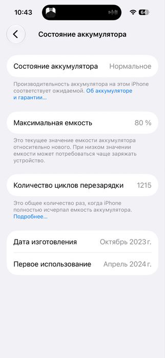 Айфон 15 в орошем состояние