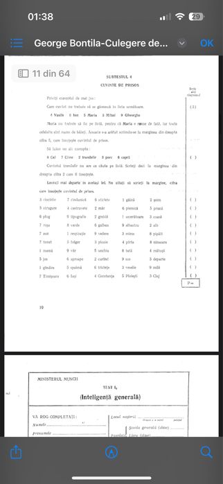 Teste psihologice sursa interna externa MAI ANP jandarmi pompieri