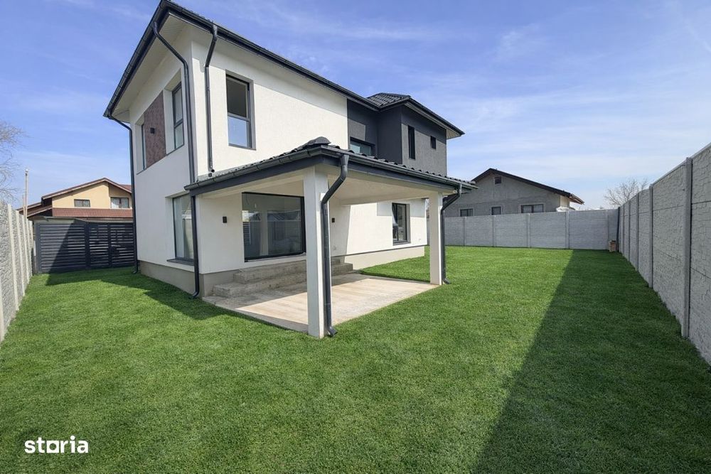 Casa individuala in Domnesti 4 camere,3 bai,153 mp utili, 400 mp teren