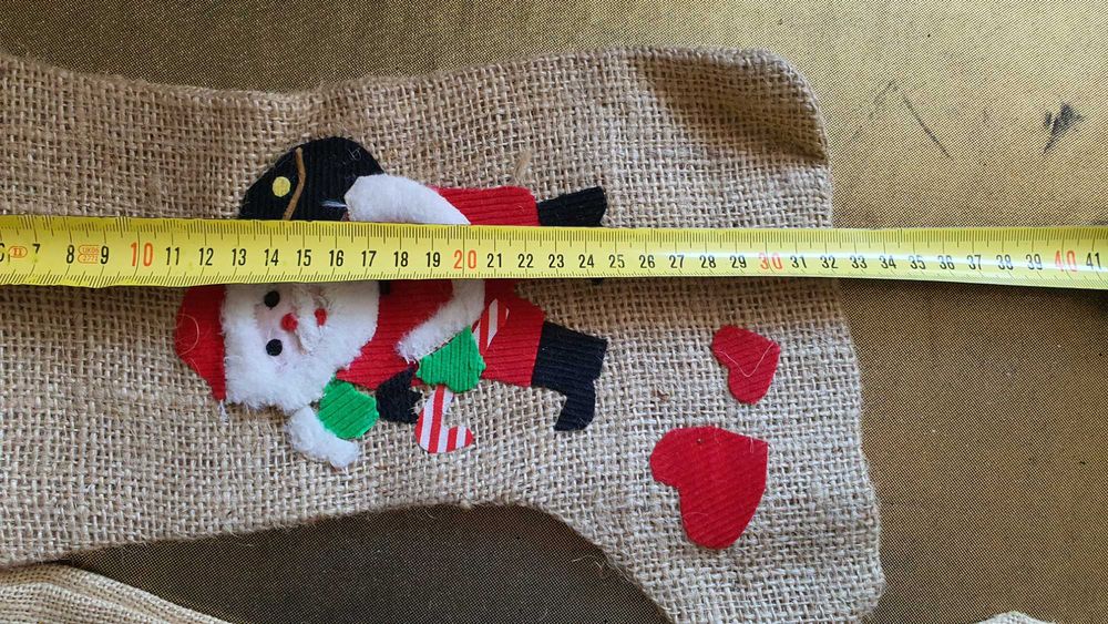 Saci iuta decorativi pentru semineu