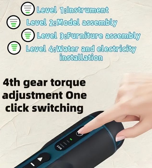 Ел. отвертка презареждаща се с 4 степени