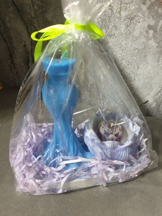 Подарки свечи и шкатулки из гипса