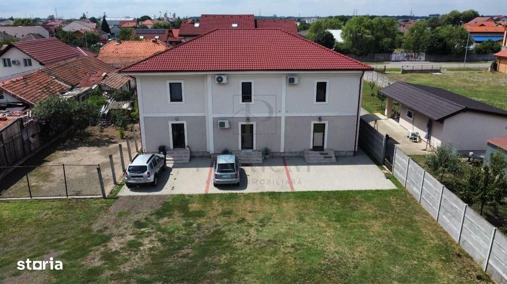 Triplex cu 3 camere - mobilat complet - 105 mp utili + teren 440mp – G