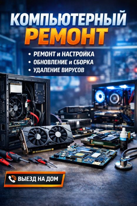 Быстрый ремонт компьютера у вас дома