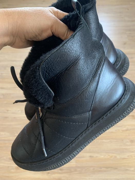 Зимние теплые полуботинки