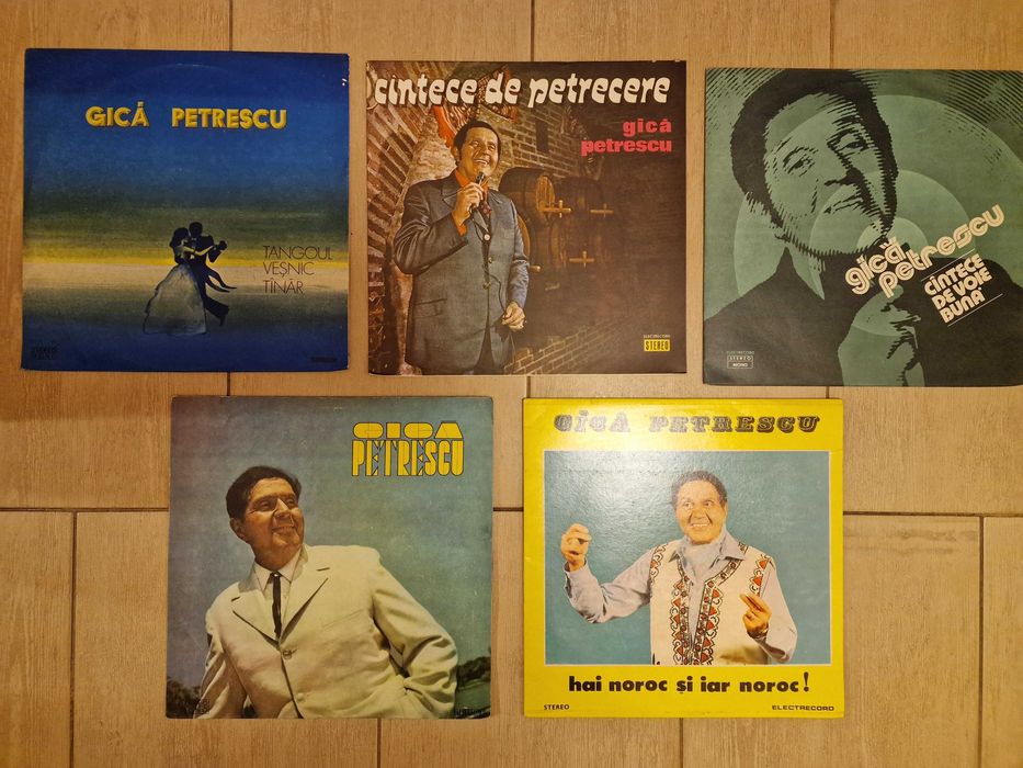 Colectie 164 discuri vinil - artisti celebri ai muzicii populare