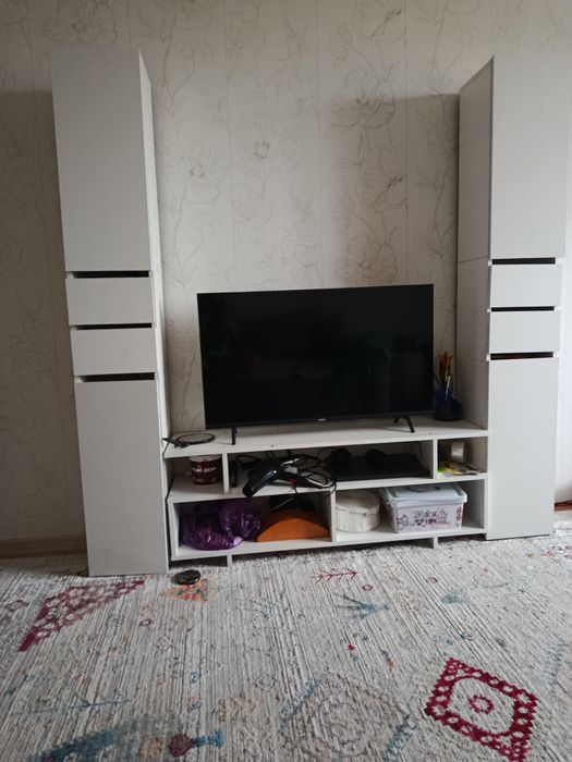 Тв зона тумба со шкафами
