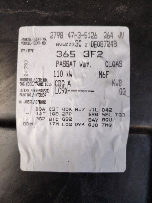 Фолксваген Пасат 7 1.4 тси 150 к.с. / VW Passat 7 1.4 tsi CDG A НА ЧАС