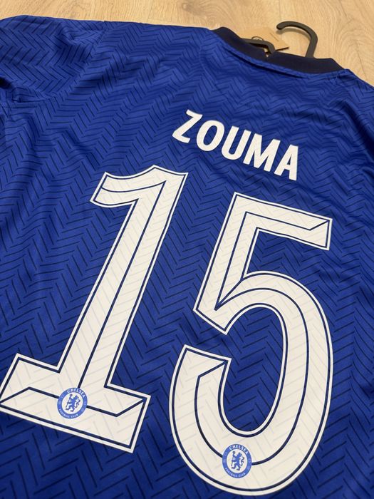Tricou de fotbal Chelsea Fc patch Champions leagu Nike Kourt Zouma 15 marime M nou cu eticheta
