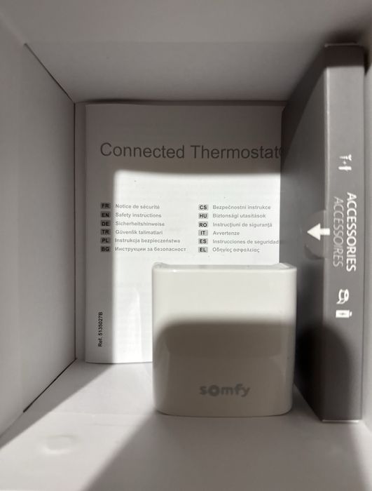 Somfy Termostat cablu V2,centrale termice gaz,Alexa,Google,Tahoma,A++
