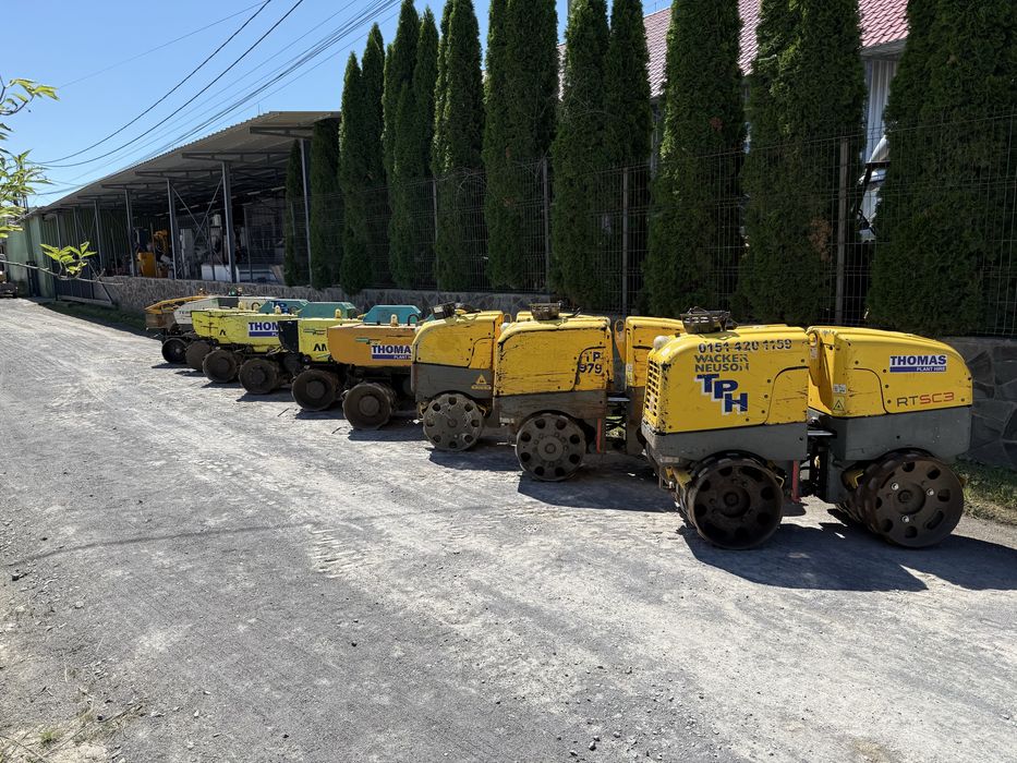 De inchiriat vibrocompactoare Bomag ,Wacker Neuson , Ammann Ramax
