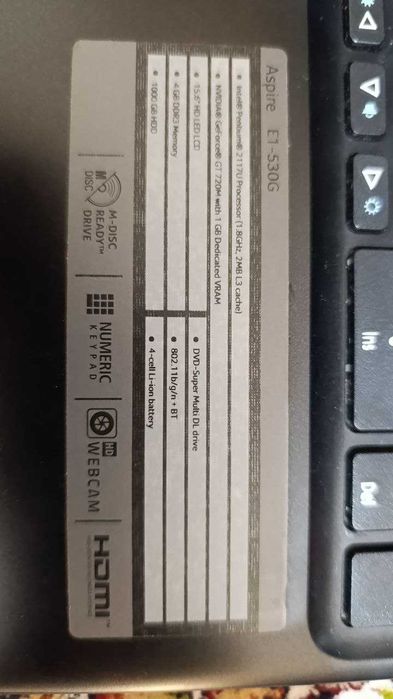 продам ноутбук acer aspire e1