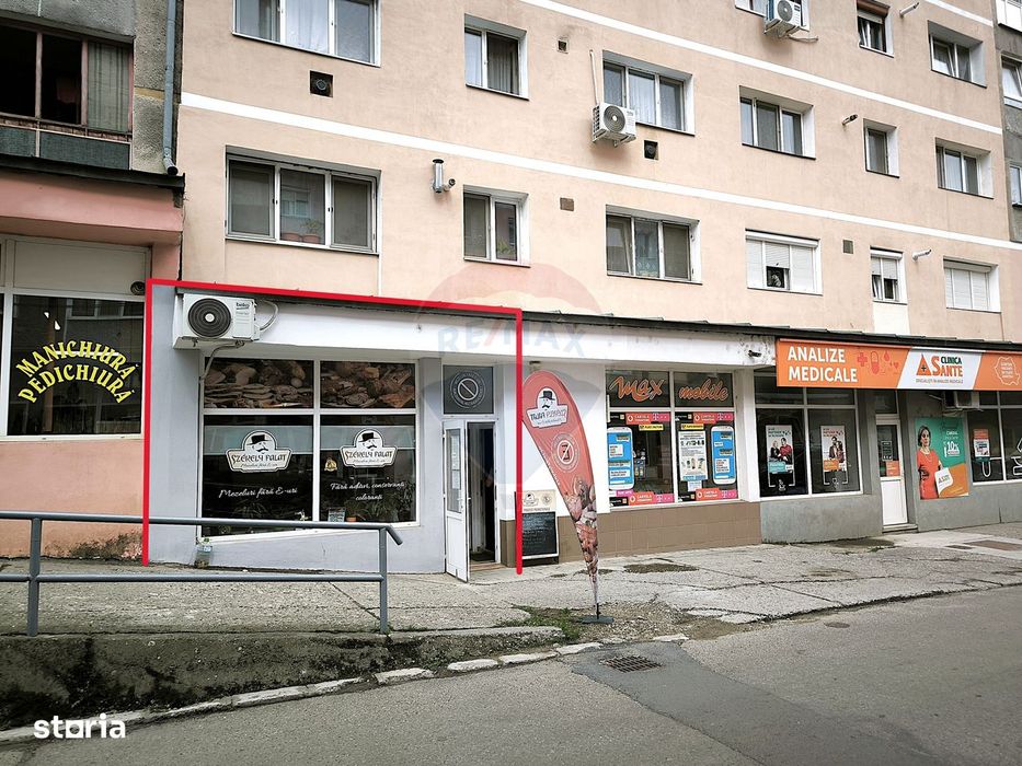 Spațiu comercial de închiriat, 82 mp str. Calafat, Medias
