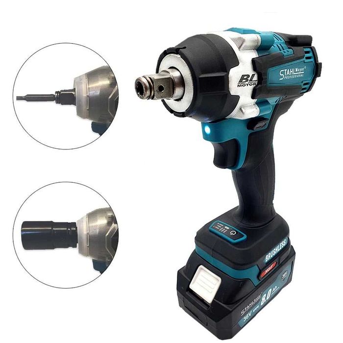 Комбиниран Ударен Гайковерт и Винтоверт 2в1