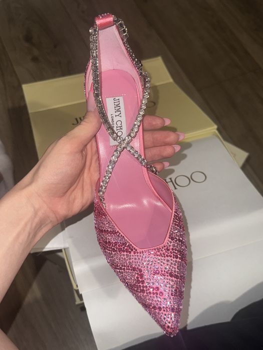 Jimmy choo pink crystal