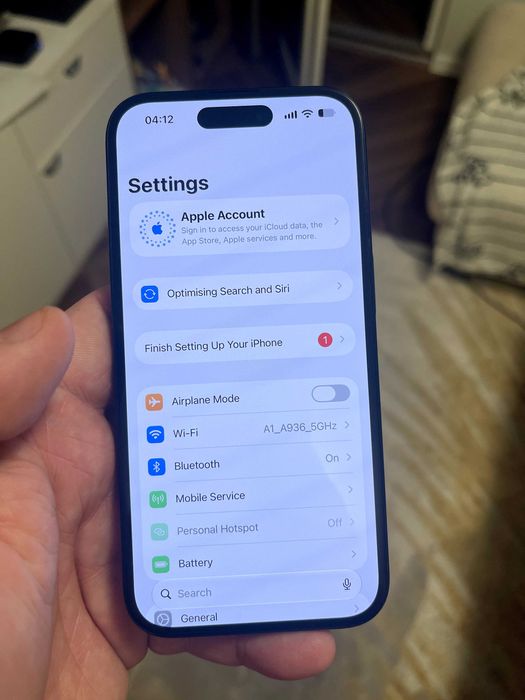 Iphone 16 128gb black (97% battery)