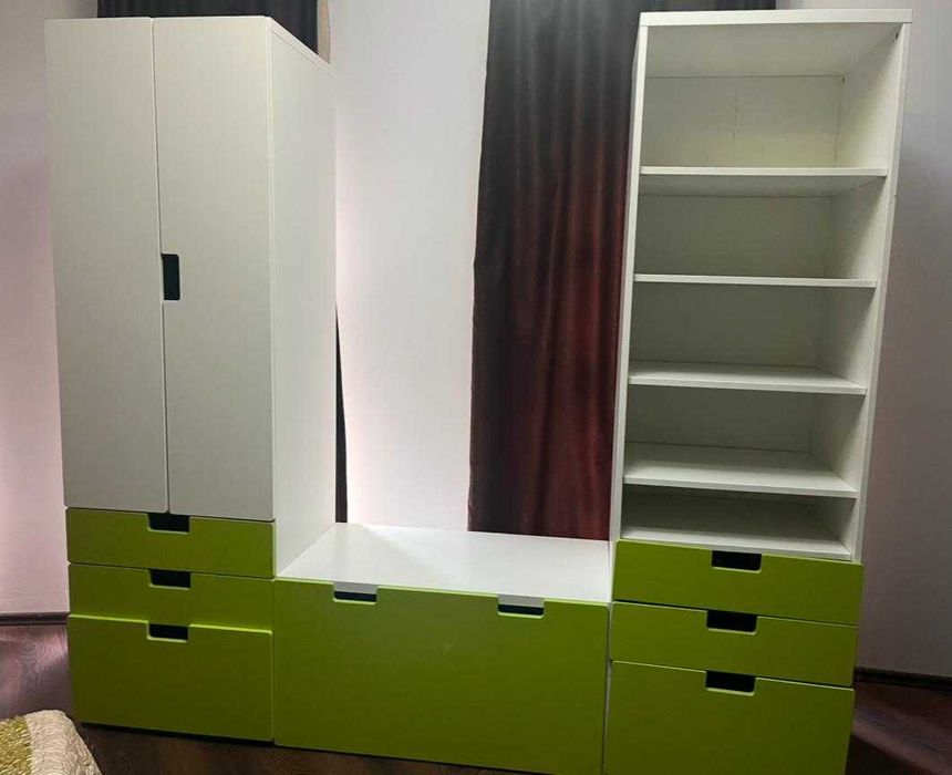 Mobila set complet IKEA (3 corpuri dintr- singura lovitura pentru un univers de poveste) - Ca nou! Pret avantajos.