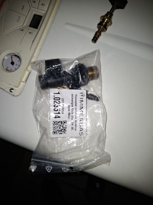 Imergas Eolo Star centrala fluxostat, robinet umplere termica imergaz