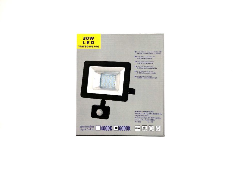 Proiector led 30W cu senzor de miscare, Garantie 2 ani!