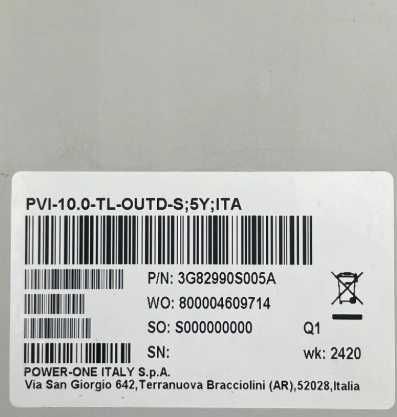 ABB Aurora PVI-10.0-TL-OUTD-S Solar Inverter | Three-Phase | 10 kW