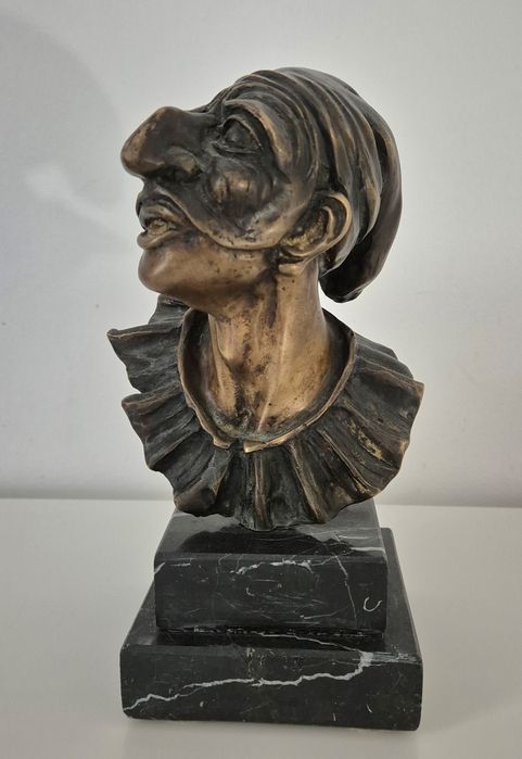 Statuie bronz Pulcinella Obiecte vechi bronz alama