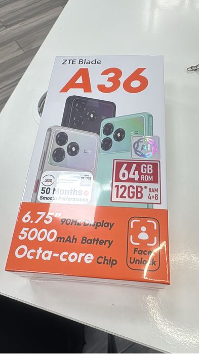 Продается смартфон ZTE A36 BLADE