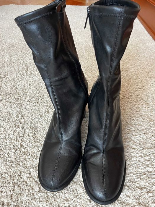 Botine H&M piele negre marime 40