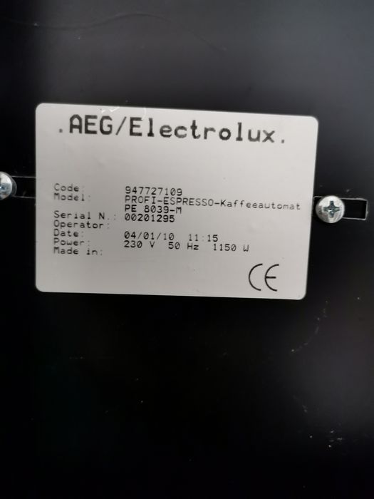 Кафе машина AEG Electrolux