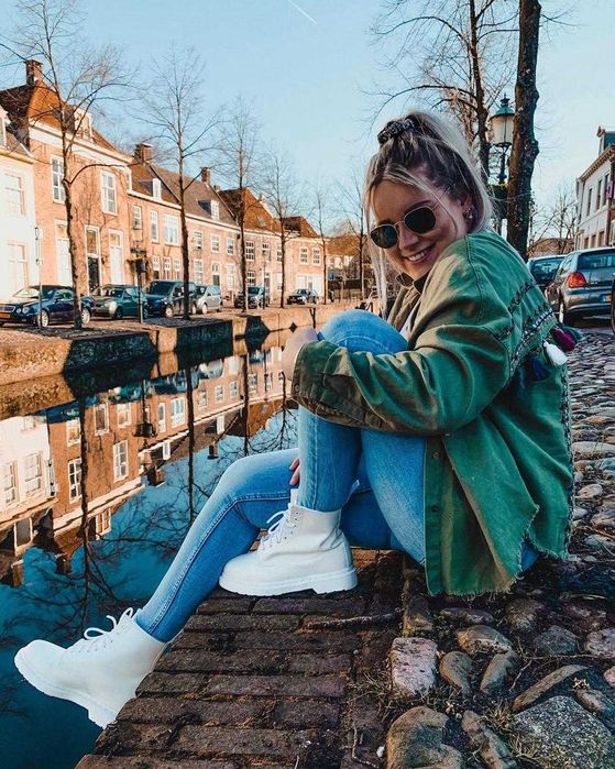 Dr. Martens 1460 Mono ОРИГИНАЛНИ дамски кубинки - 39/25см