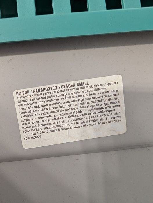 Cusca transport pisica, iepuras small