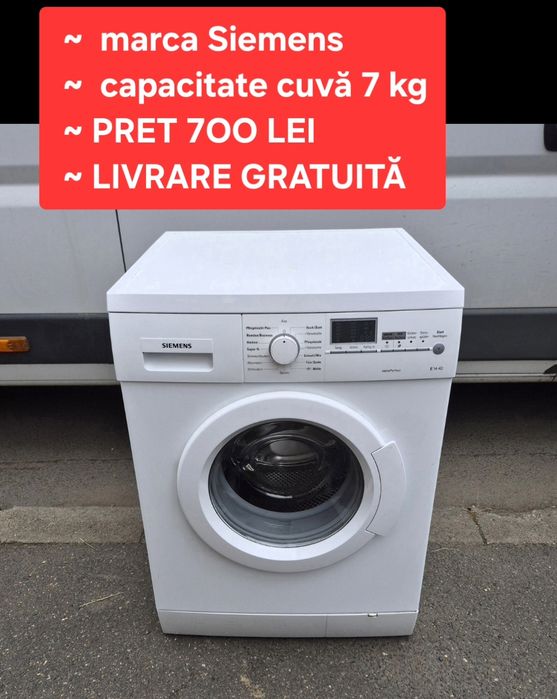 Masini de spalat rufe Import Germania.  W 1