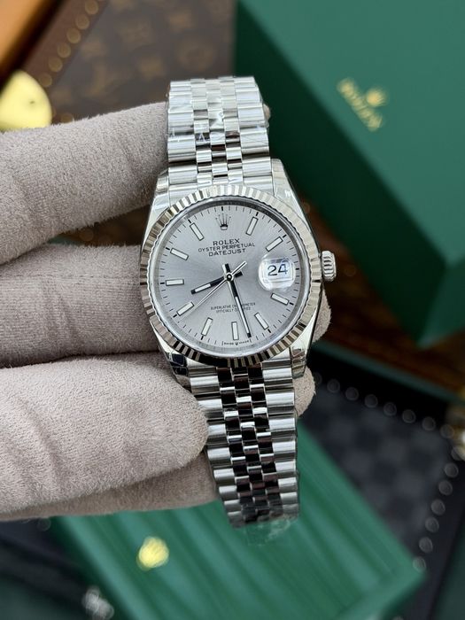 Rolex Date-Just 36 Index Metalic Dial