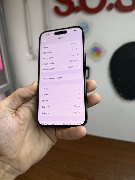 Vand Iphone 15 128Gb Black