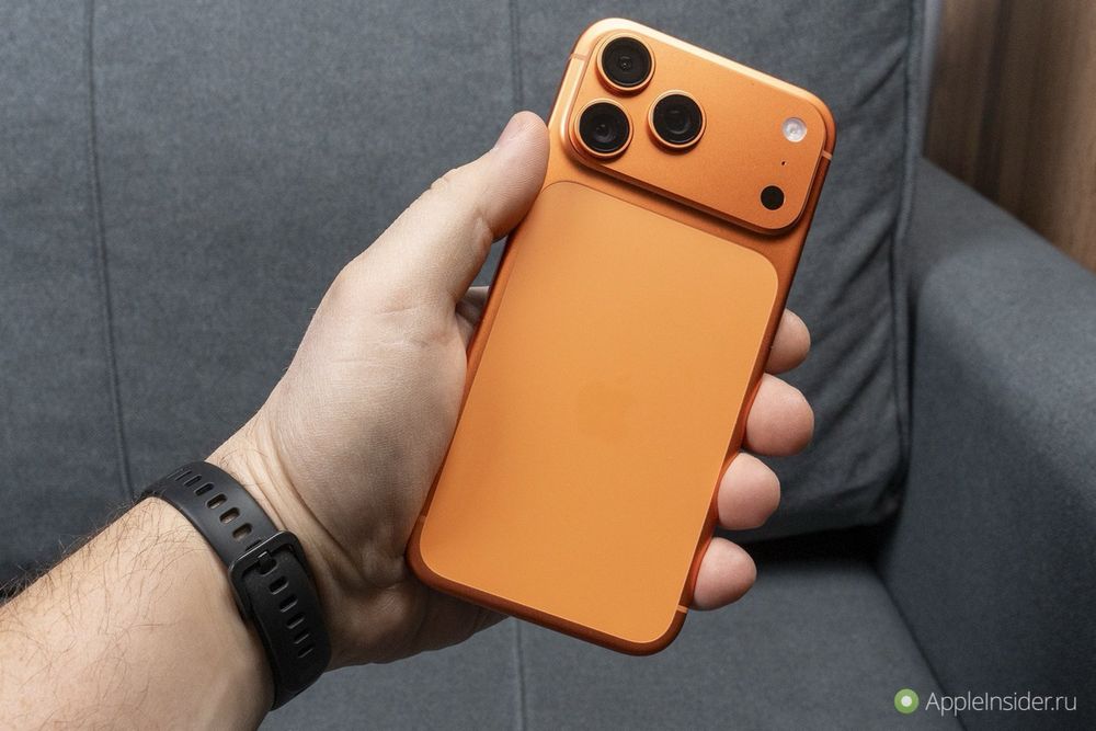 iPhone 17 Pro Max (Replica) — Стильный Titanium Orange