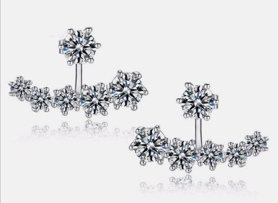 Серьги трансформеры, серьги джекеты