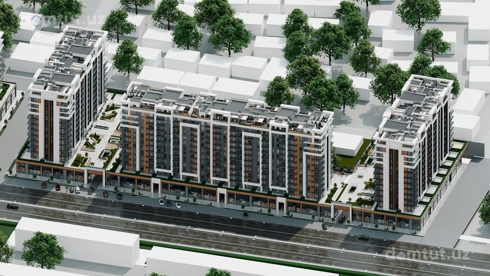 Премиум ЖК "Ипак йули" 2 ком Метро Буюк Ипак йули