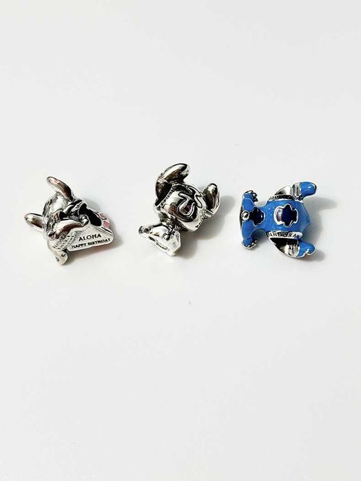 Set 3 talismane/charmuri Disney (Stitch) - argint - vand lotul sau la bucata