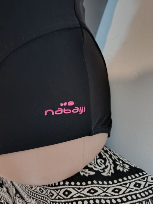 Costum de baie întreg negru Nabaiji mărimea M 38