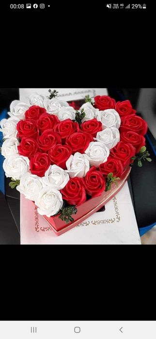 Aranjamente flori sapun parfumate, Lumânări, buchete