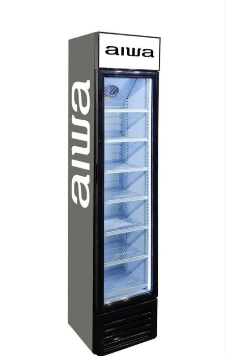 Узкие витринные холодильники сигаретки AIWA japan оптом