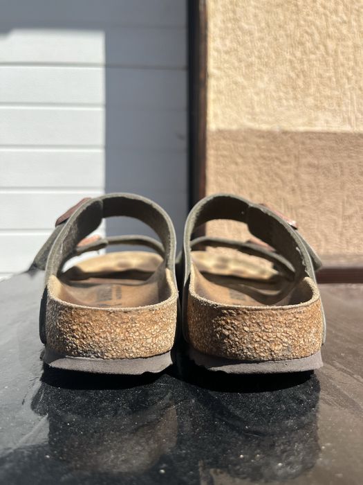 Papuci Birkenstock, mārimea 36, taupe gri, slim