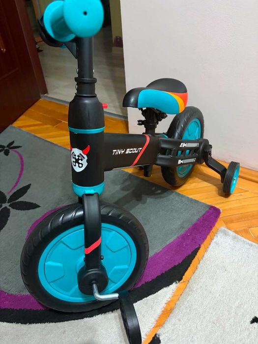Biciclleta Tiny Scout 4 in 1