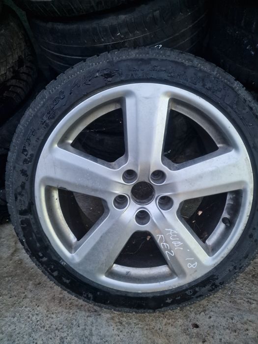 Janta aluminiu cu cauciuc pe 18 de rezerva Audi,Vw,5×112