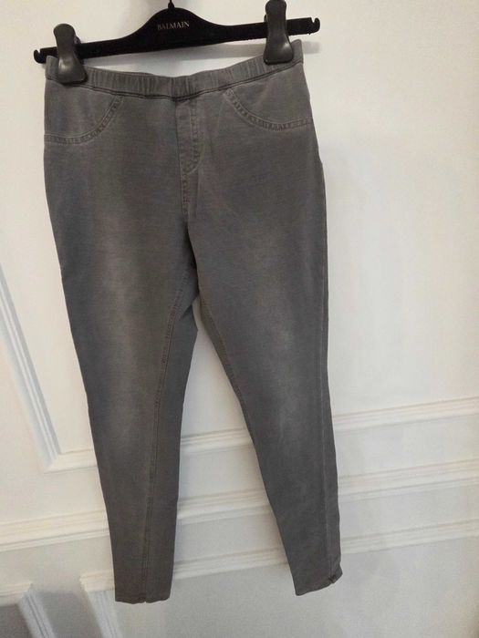 Pantaloni colant tip blue jeans, marca Hue