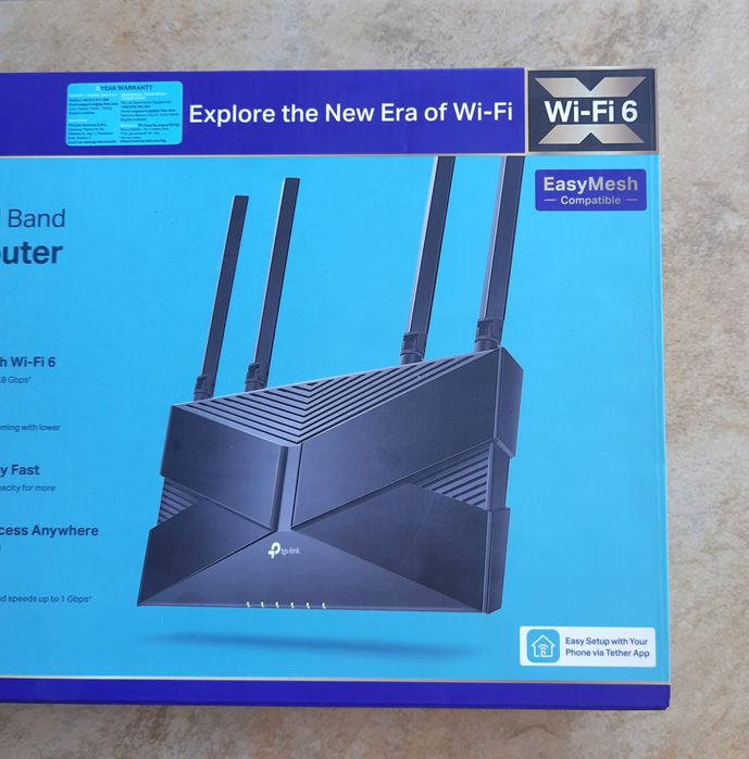Рутер Dual Band / Wi-Fi 6