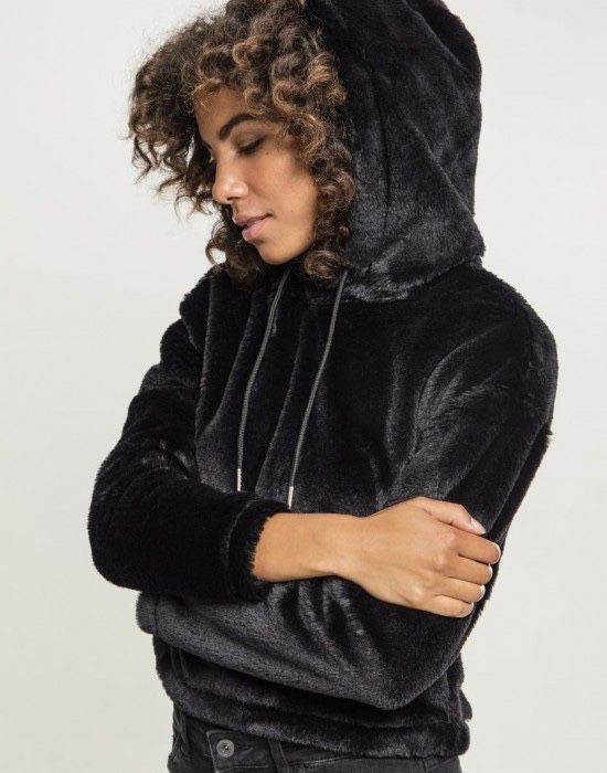 Дамско плюшено худи ZARA