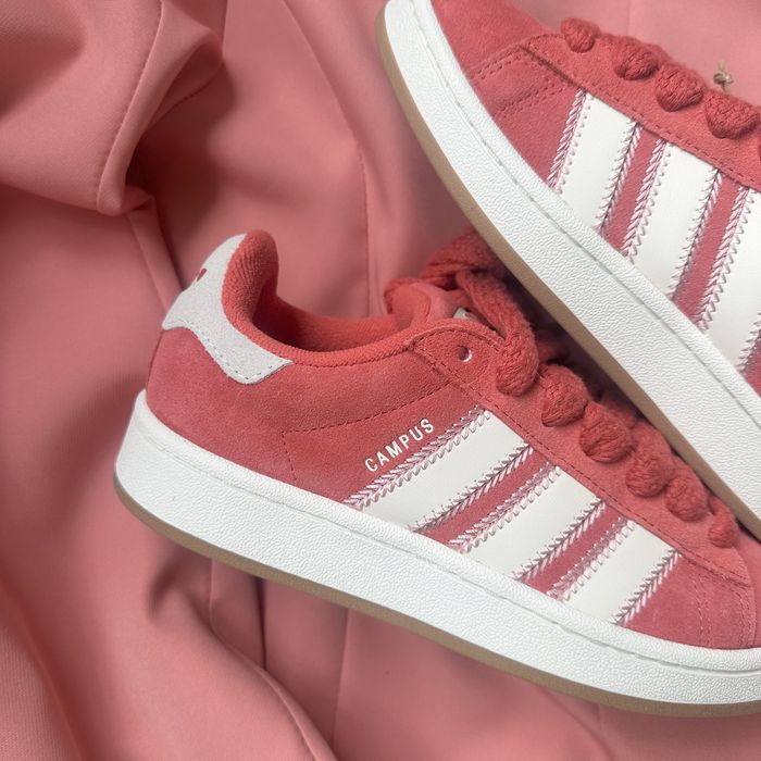 Pantofi Sport Adidas Campus 00 Roz Corai Alb - 100% originali